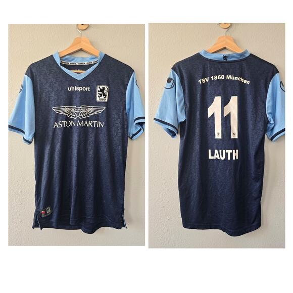 TSV 1860 Munich 2011-12 Uhlsport Aston Martin Jersey Lauth #11 Rare Bundesliga - Picture 1 of 12